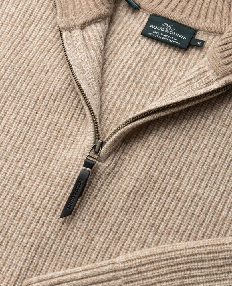 Robbies Road 1/4 Zip | Flax