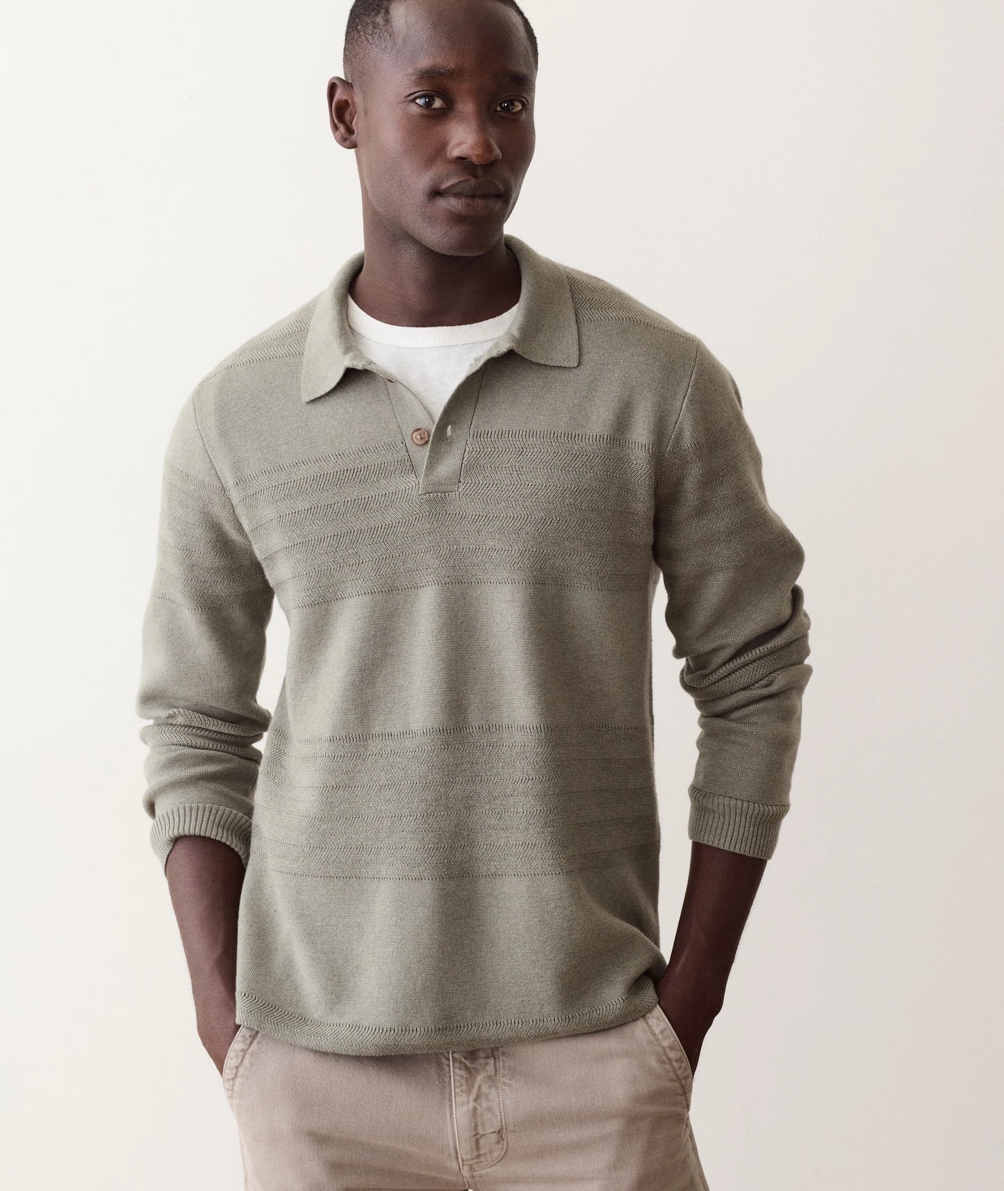 Rugby Sweater Polo | Vetiver