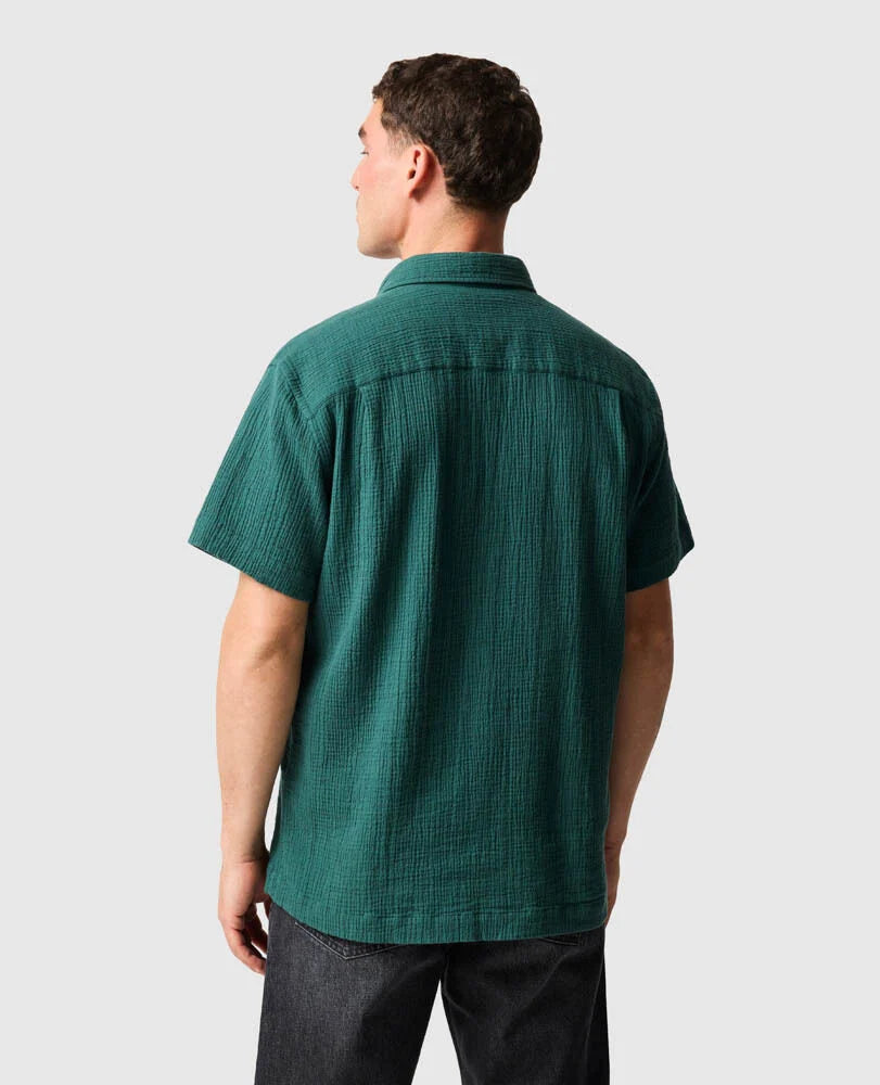 Adams Flat Shirt | Bottle Green