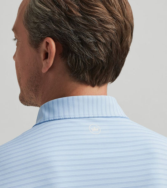 Bridge Perf Jersey Polo | Blue Frost