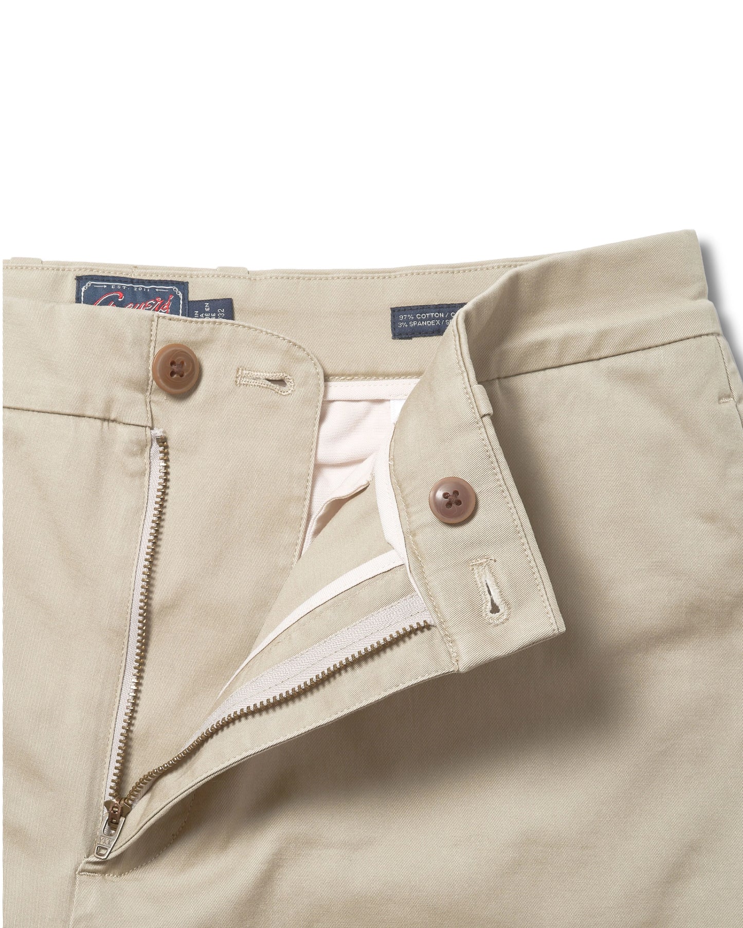 Thompson Flex Stretch Slim Fit Chino | Stone