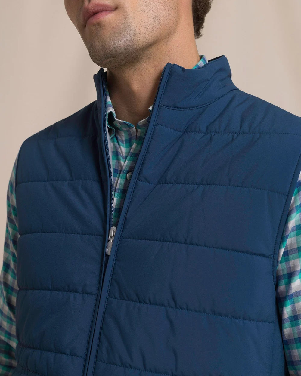 Marsh Creek Cove Quilted Vest | Nautical Blue