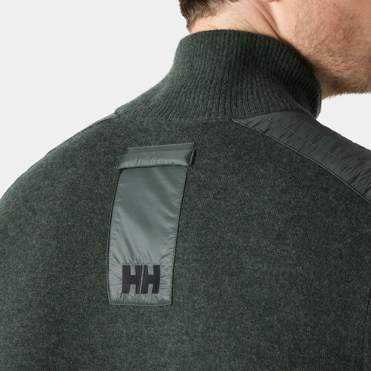Afton Knitted 1/2 Zip | Dark Jungle