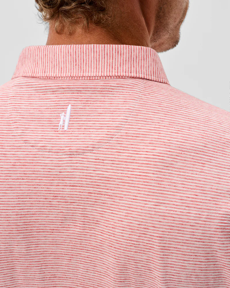 Thatcher Polo | Slate Rose Stripe