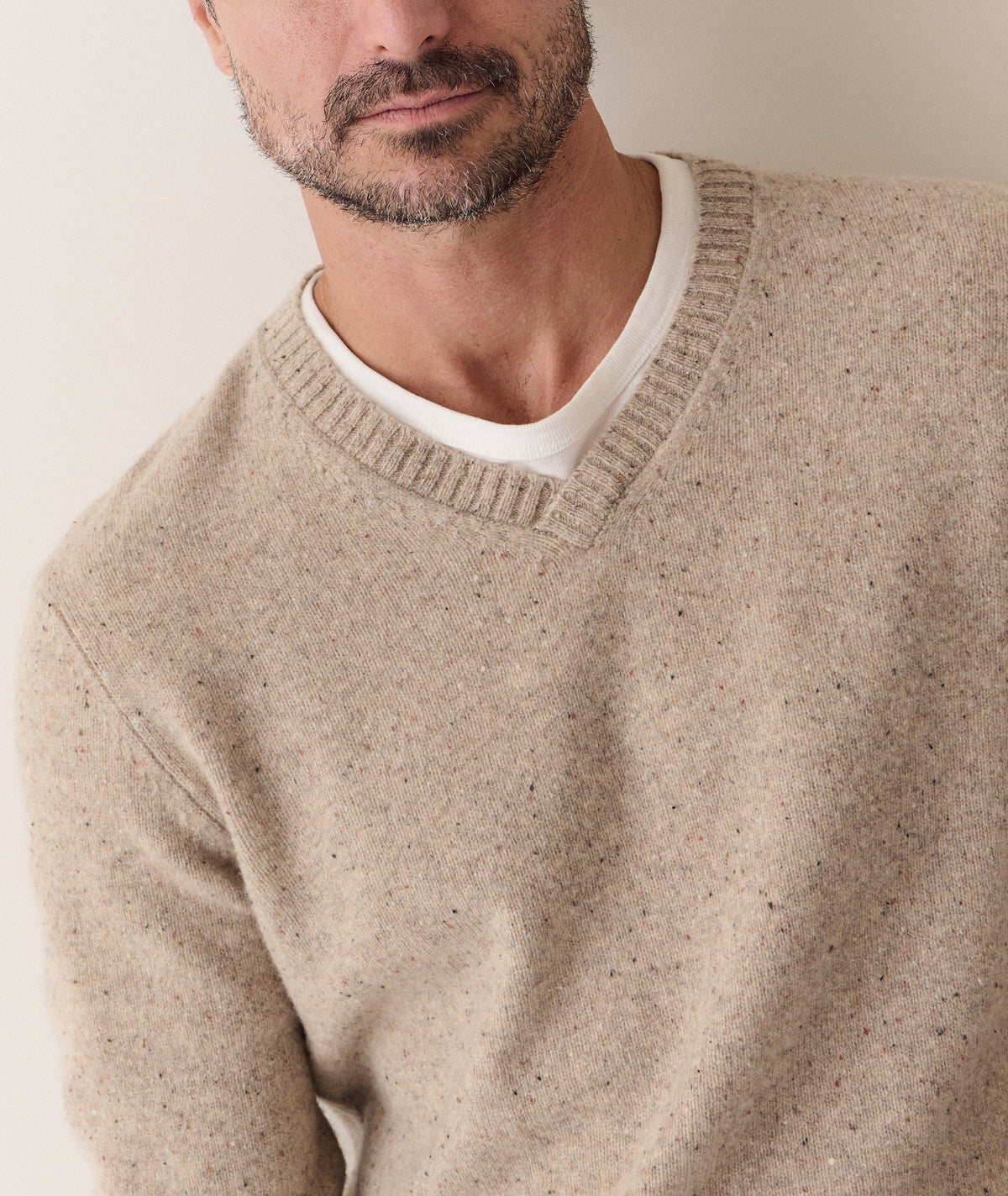 Merino V-Neck Sweater | Ryewater