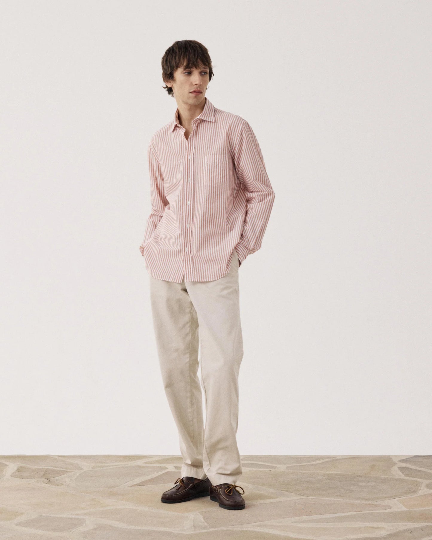 Paul Shirt | Orange & White