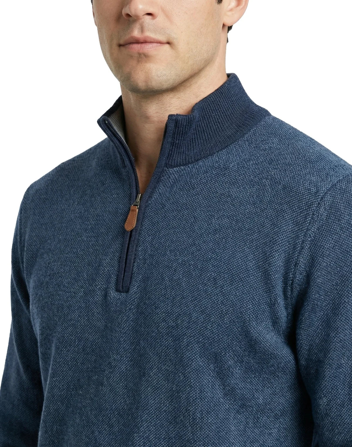 12GG 1/4 Zip Sweater | Indigo