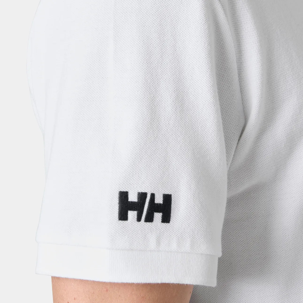Crew Polo Pique | White