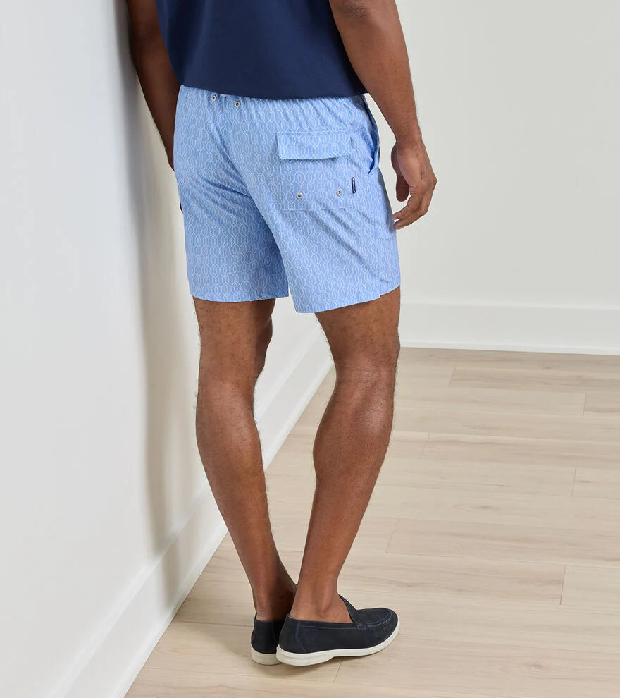 Nautical Ropes Swim Trunk | Bluebird