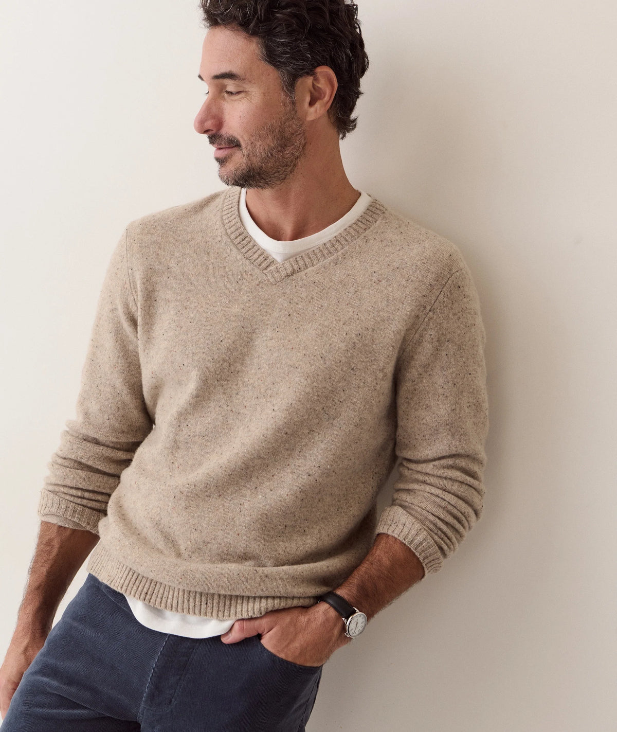 Merino V-Neck Sweater | Ryewater