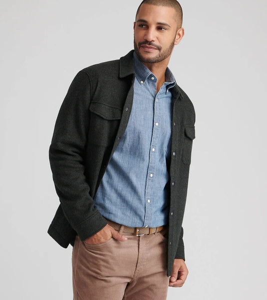 Crown Flex Merino Shirt Jacket | Dark Olive