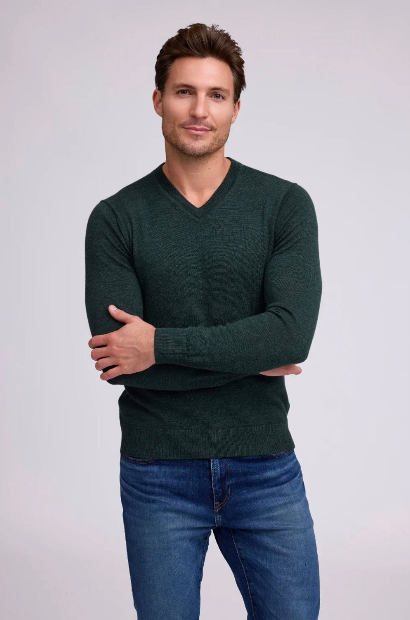 The Bronson V-Neck | Forest