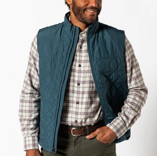 Fremont Performance Quilted Vest | Orion Blue