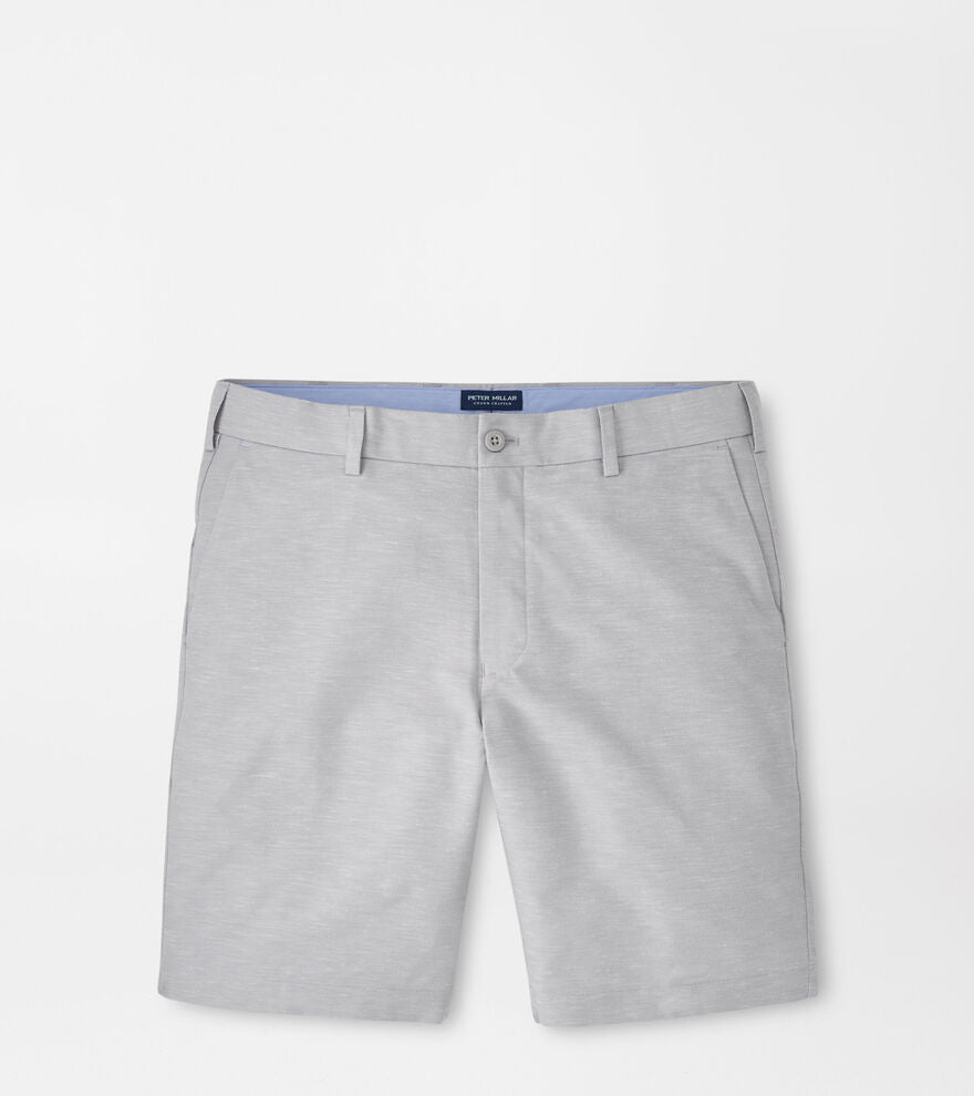 Surge Linen-Blend Performance Short | Gale Grey