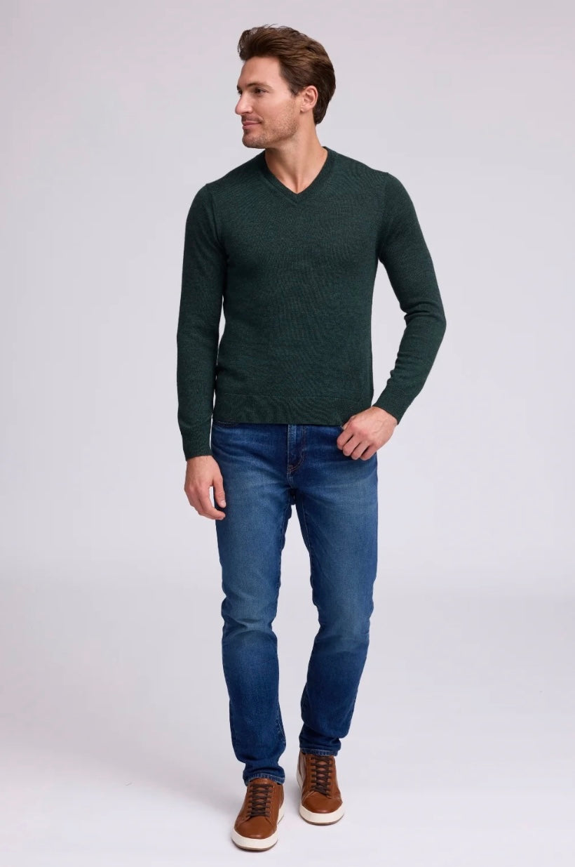 The Bronson V-Neck | Forest
