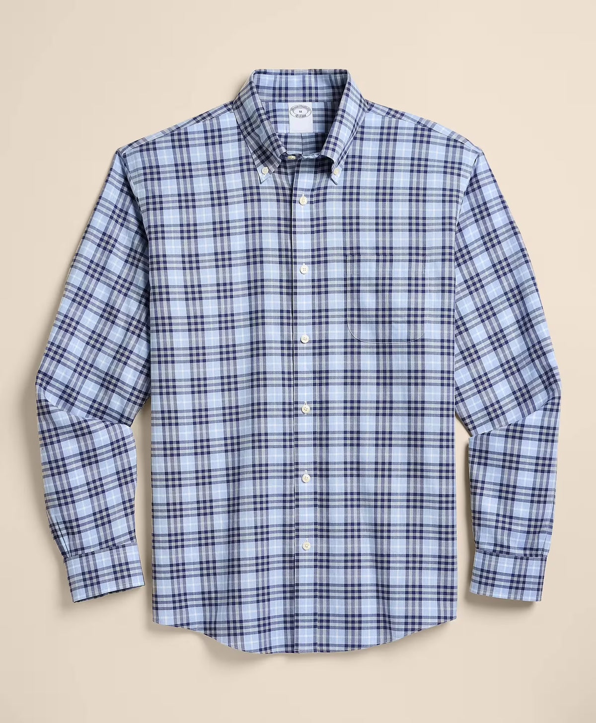 Twill Polo Button Down Collar | Light Blue