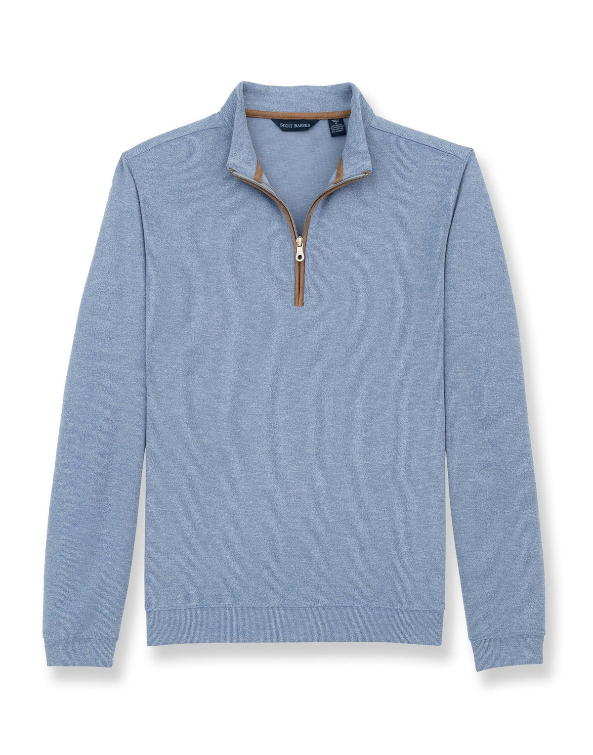 Stretch Heather Fleece Pullover | Country Blue
