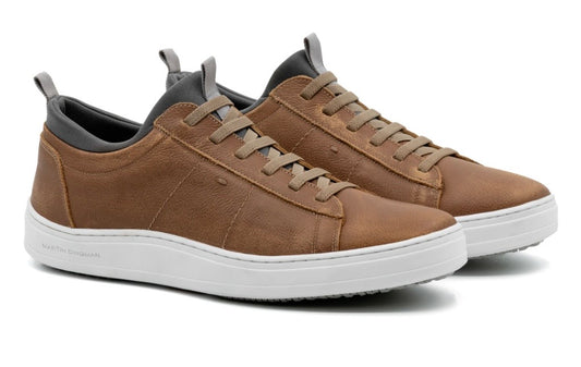 Cameron Pebble Grain Leather Sneaker | Old Saddle