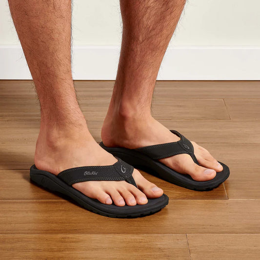 ‘Ohana Flip Flop | Black/Dark Shadow