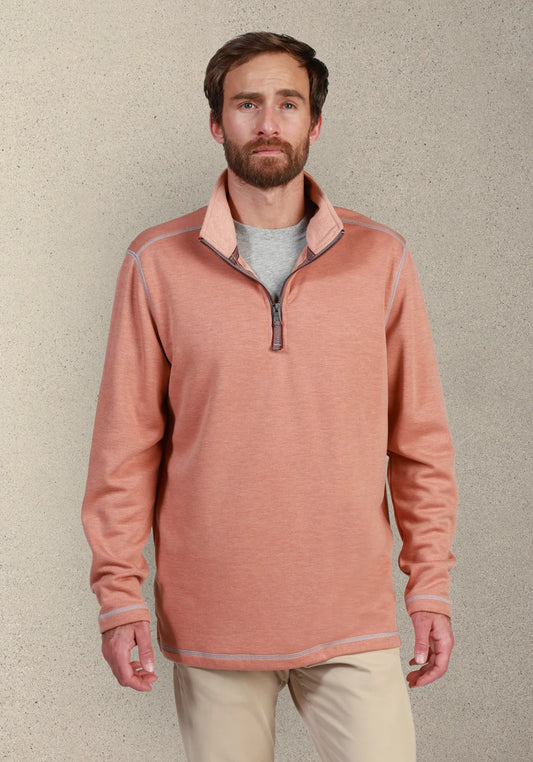 Sea Ranch Fleece 1/4 Zip | Brick