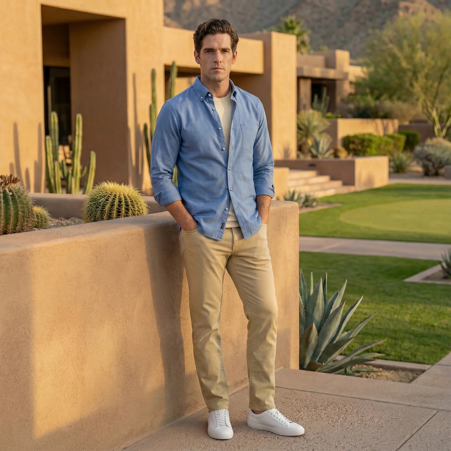 The Chambray Shirt | Sky