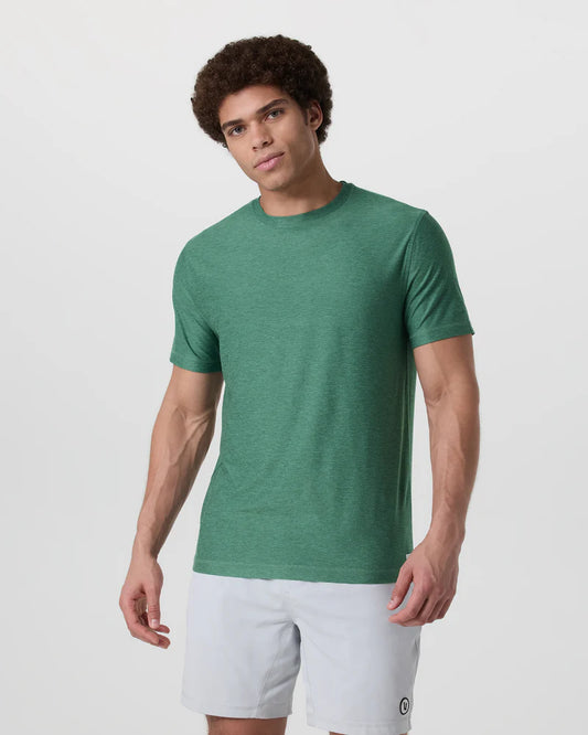 Strato Tech Tee | Hedge Green Heather