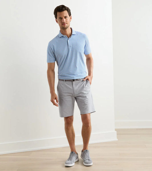 Surge Linen-Blend Performance Short | Gale Grey