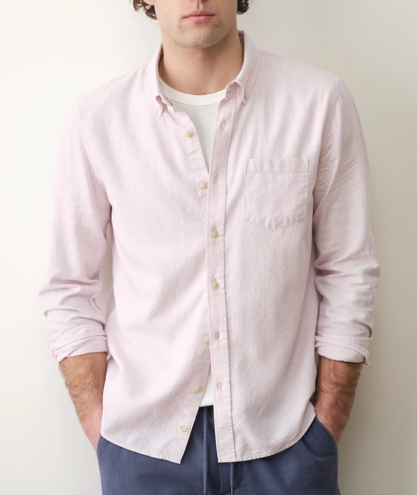 Better-Than-Linen Shirt | Lavender Mist Stripe