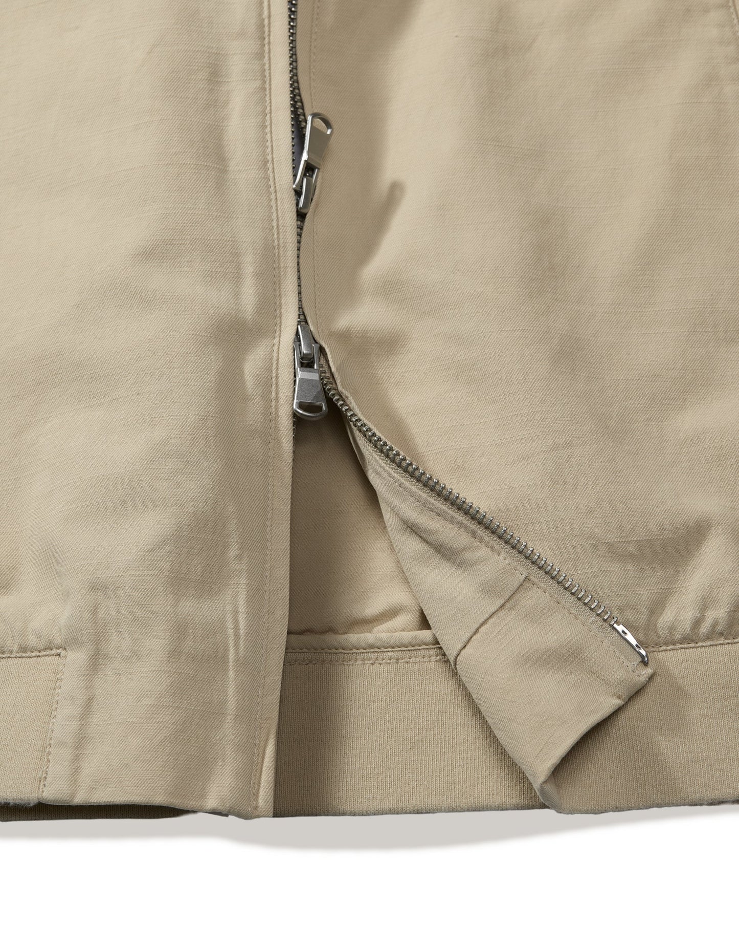 Conrad Cotton Linen Bomber | Light Khaki