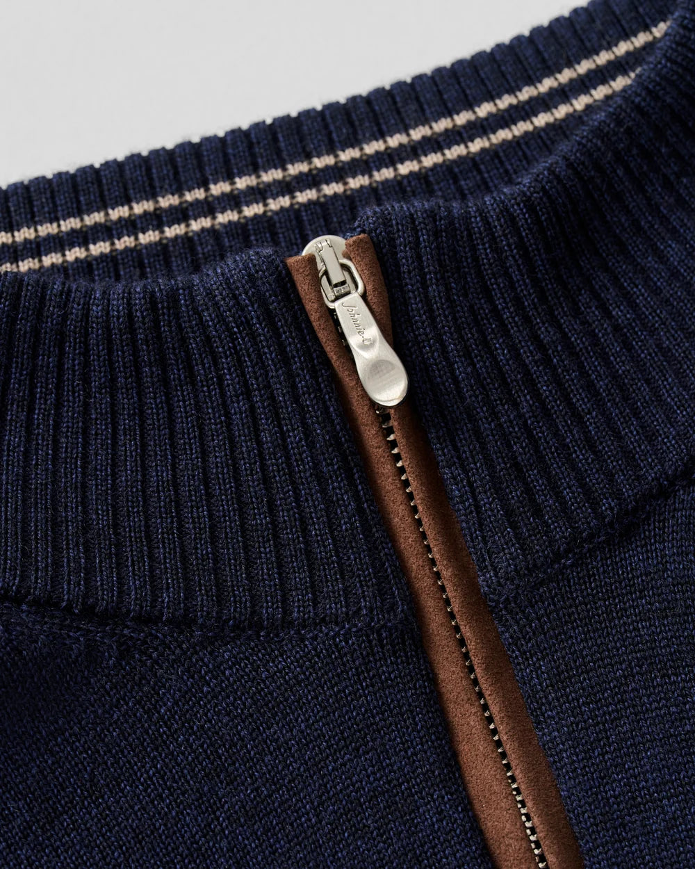 Raynor Merino 1/4 Zip Sweater | Navy