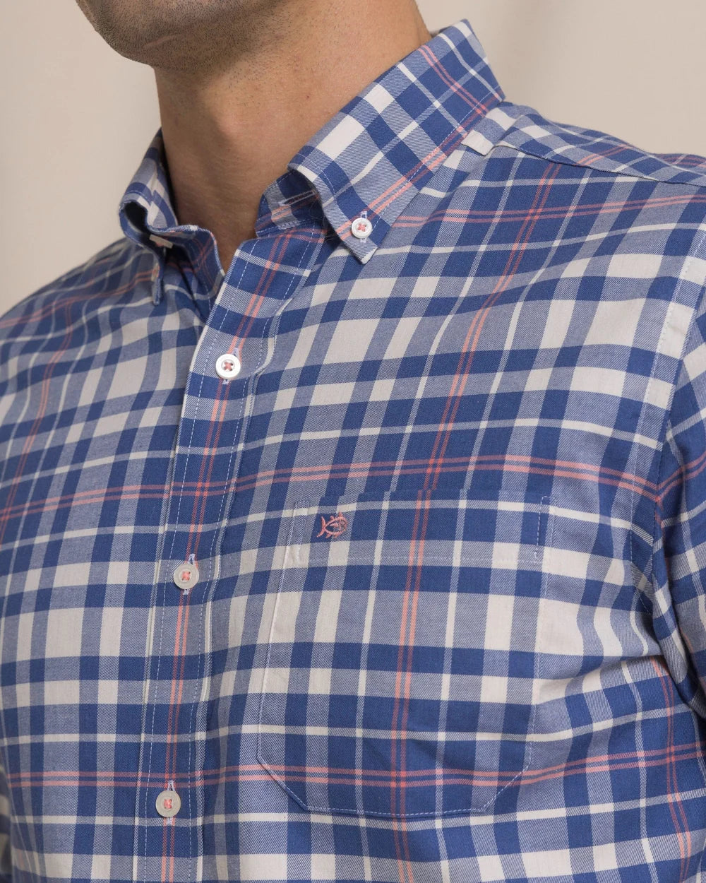 Sandy Shores Sportshirt | Heather Nautical Blue