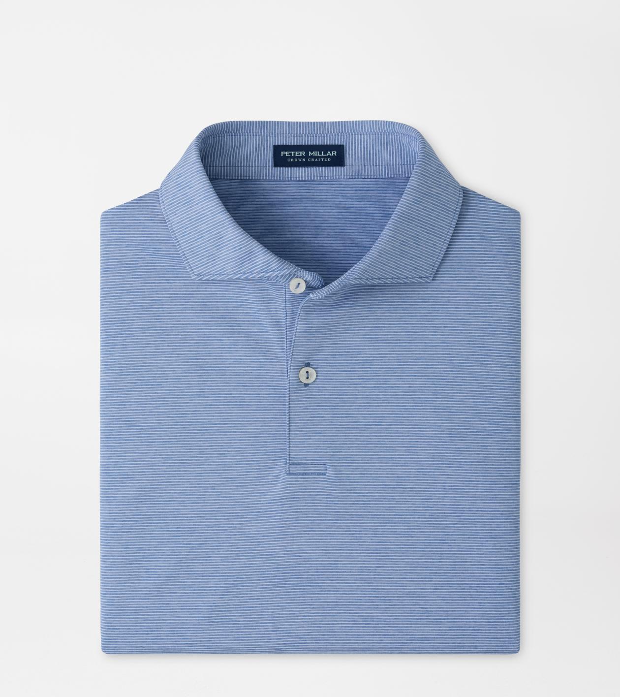 Treble Performance Jersey Polo | Windy Blue
