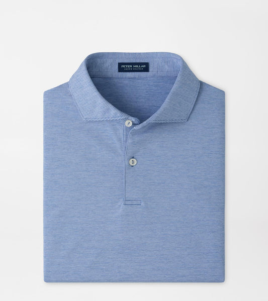 Treble Performance Jersey Polo | Windy Blue