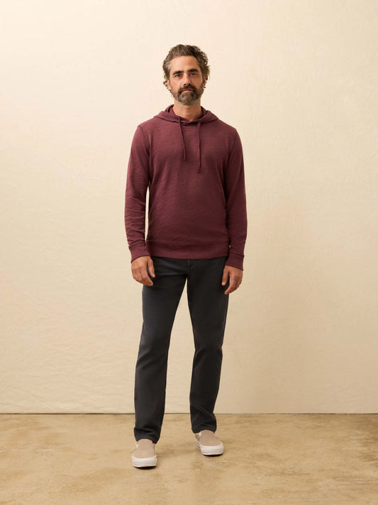 Sunwashed Slub Hoodie | Mahogany