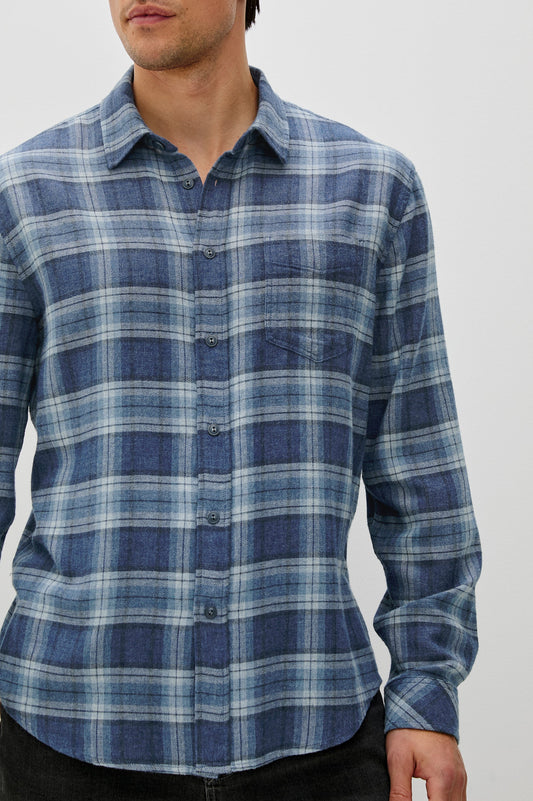 Lennox Shirt | Inkwell Melange