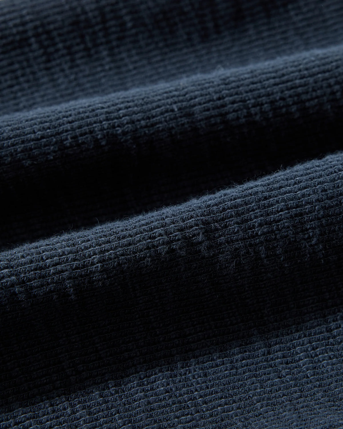 Clint LS Waffle Henley | Dark Navy