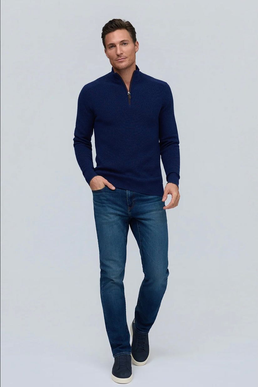 The Marlowe 1/4 Zip | Midnight