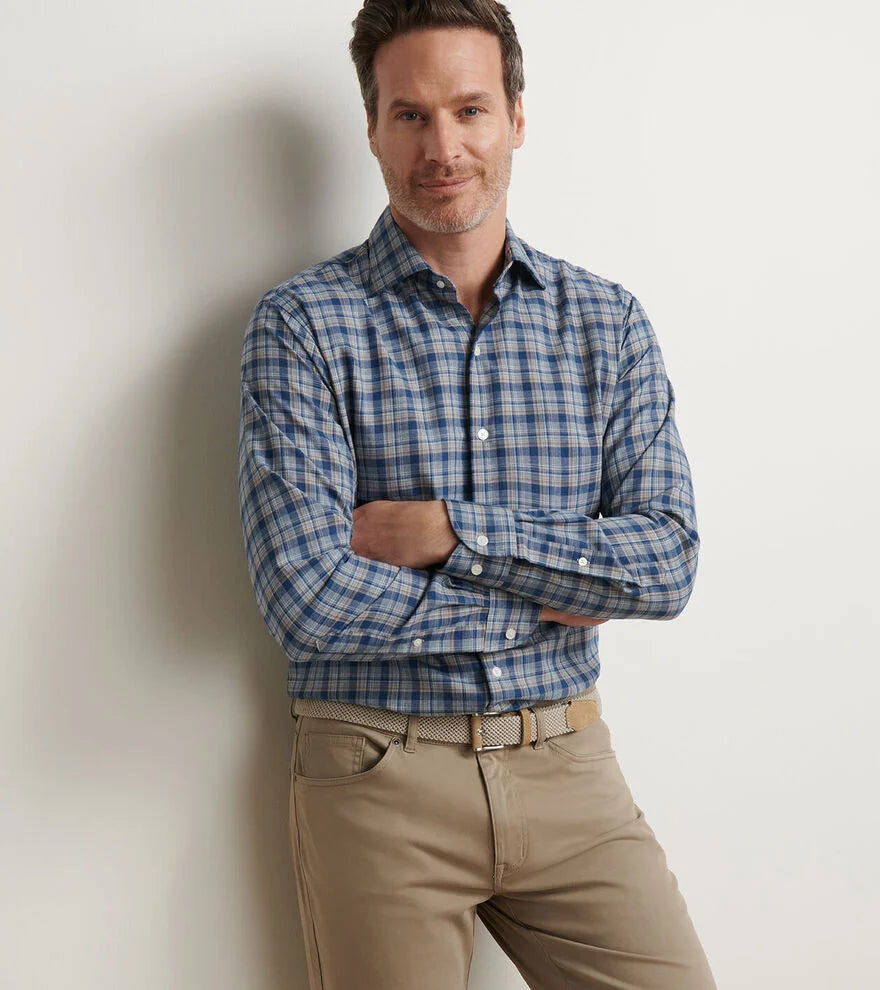 Whitecap Flannel Sport Shirt | Blue Haze