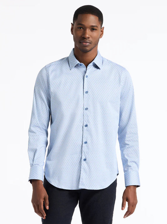 Clayton Long Sleeve Shirt | Blue