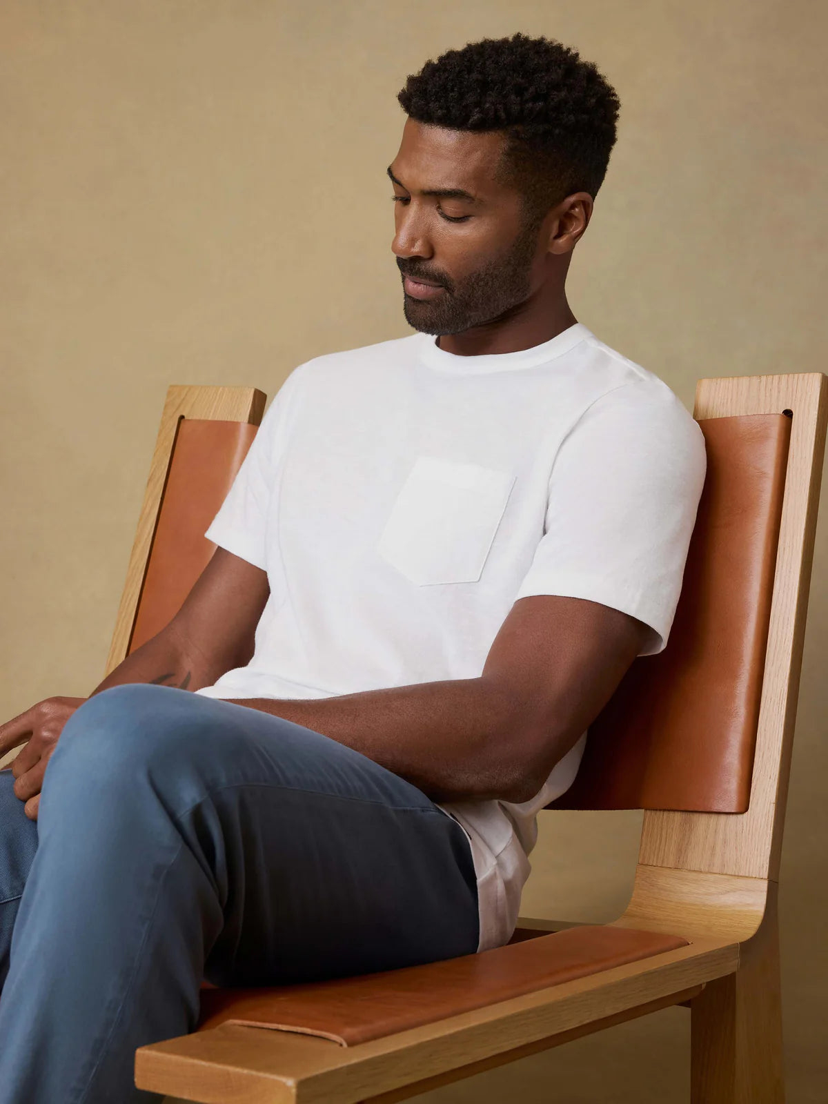 Sunwashed Pocket Tee | White