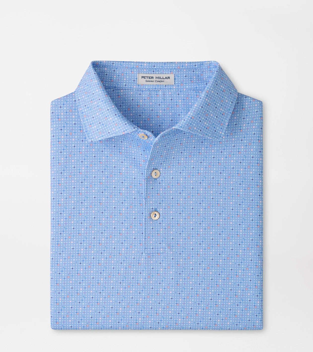 Rivington Perf Jersey Polo | Estate Blue