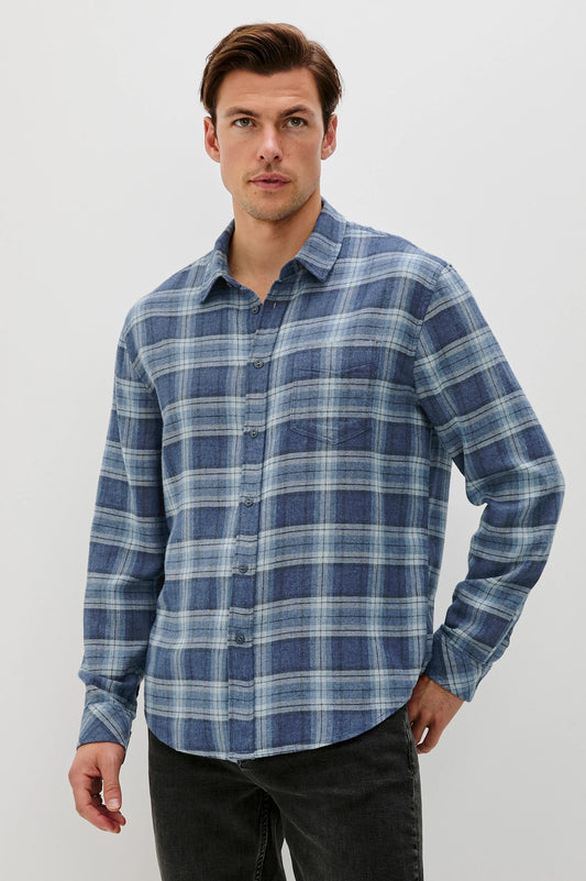 Lennox Shirt | Inkwell Melange