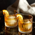 Whiskey Tumbler Glasses & Ice Stone Set