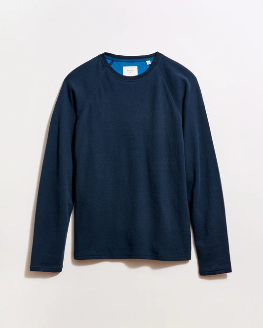 Raglan Crew | Carbon Blue
