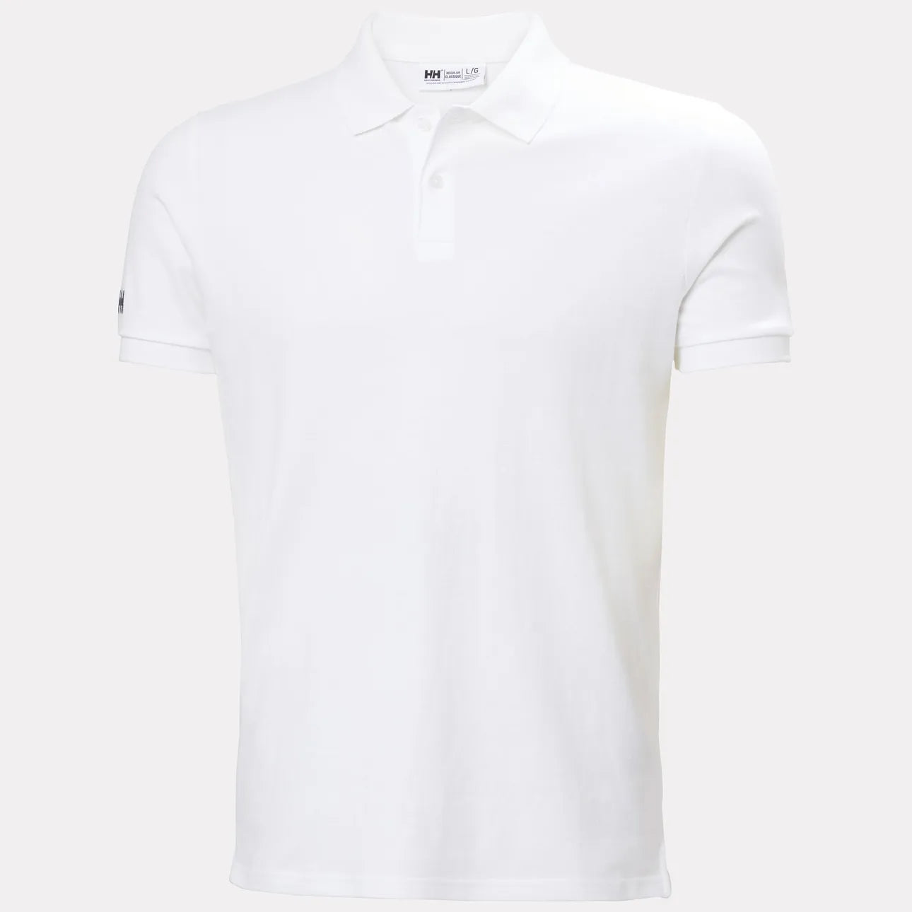 Crew Polo Pique | White