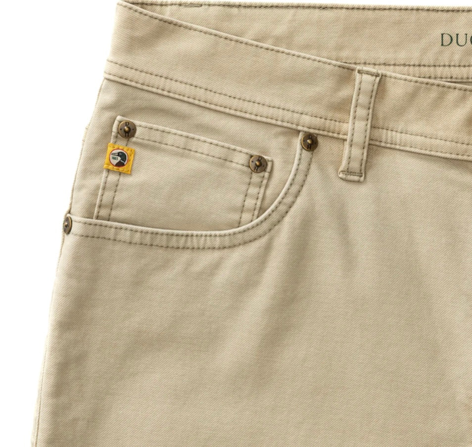 Weldon Garment Dyed Five-Pocket Pant | Sandstone