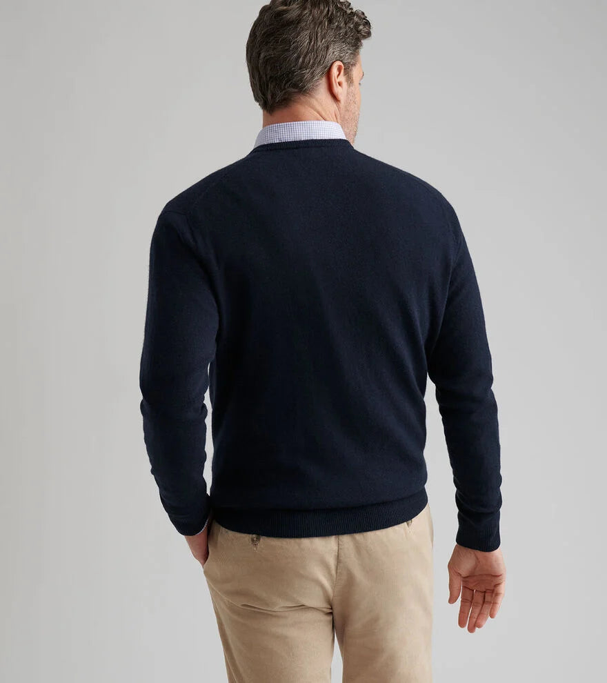 Crown Heritage Cashmere V-Neck Sweater