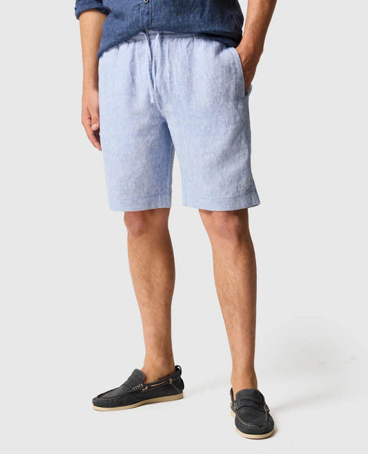 Linen Resort Short | Denim