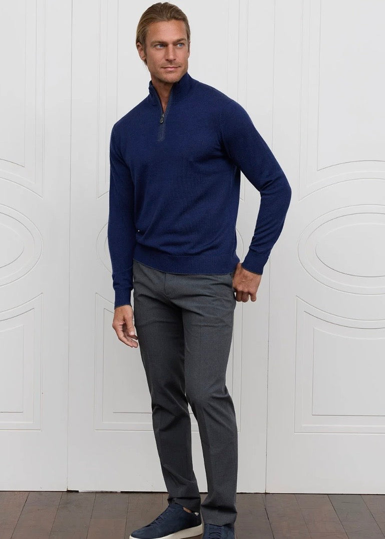 The Palmer 1/4 Zip | Midnight