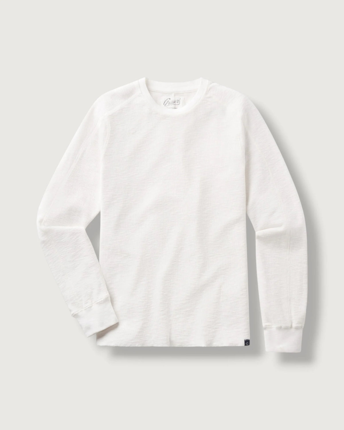 Clint Waffle Henley | Antique White